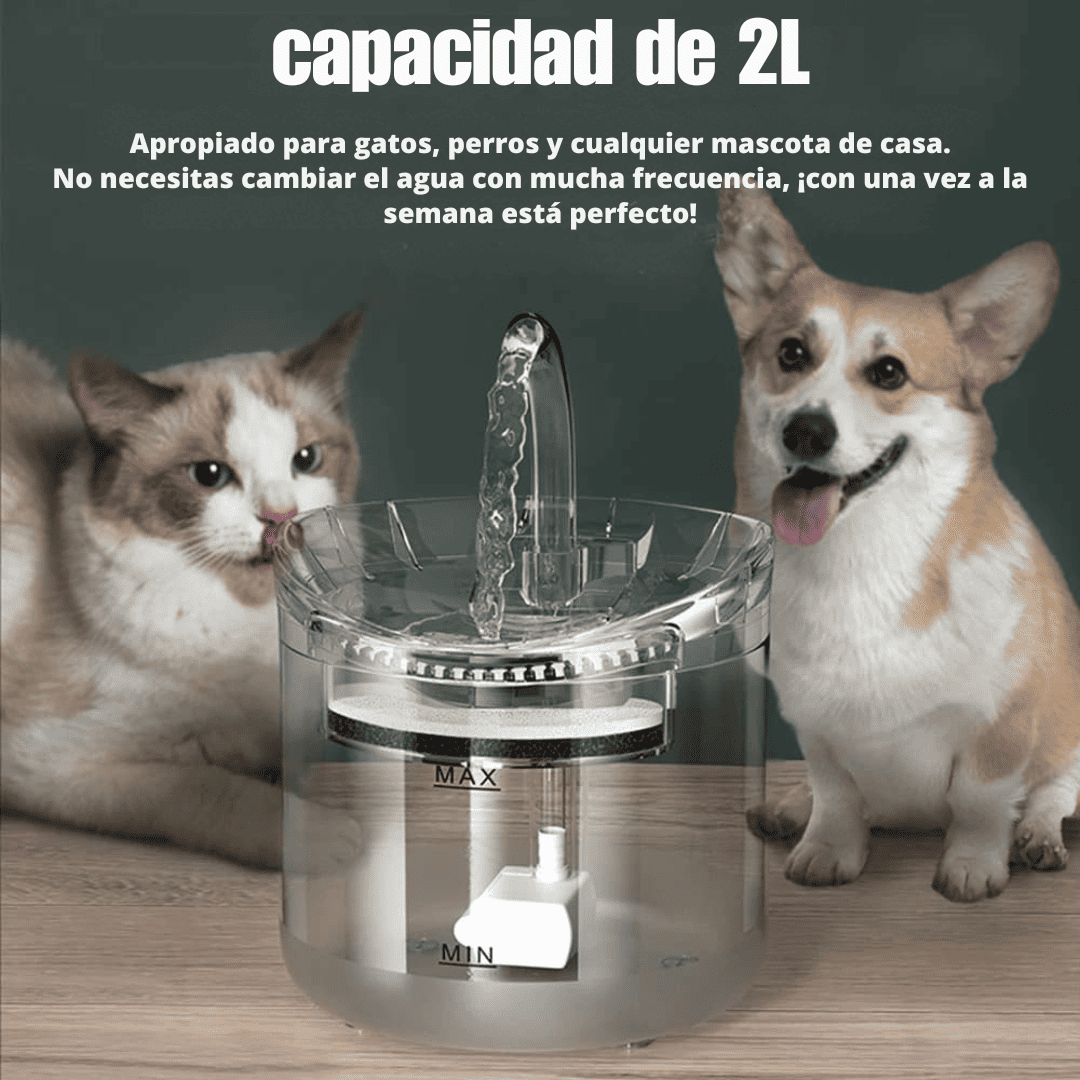 Fuente De Agua Bebedero De Mascotas